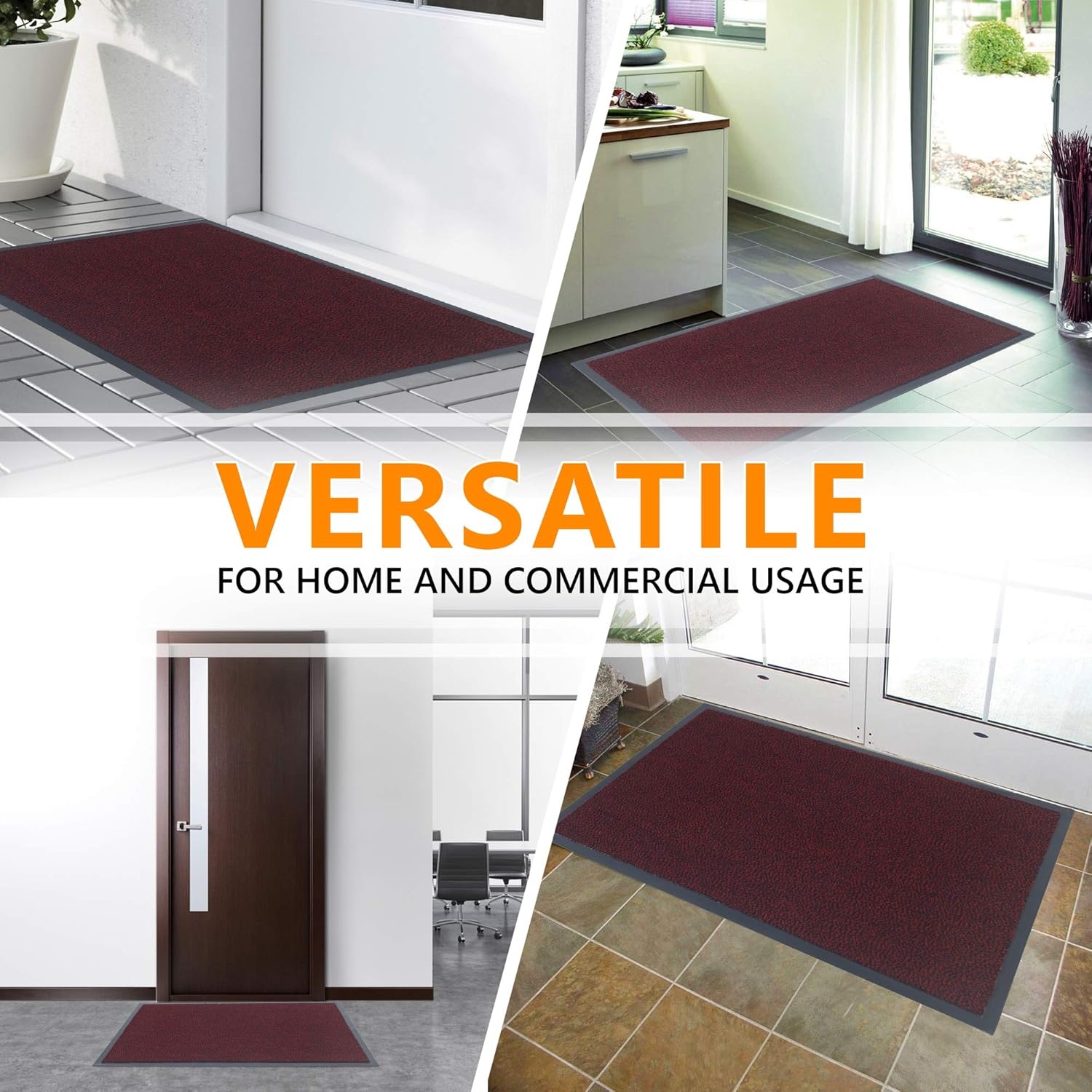 GadHome Wijnrode Deurmat 90x150cm - 26% Korting!