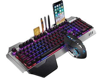 Draadloos Mechanisch Toetsenbord & Muis Set 26% Korting