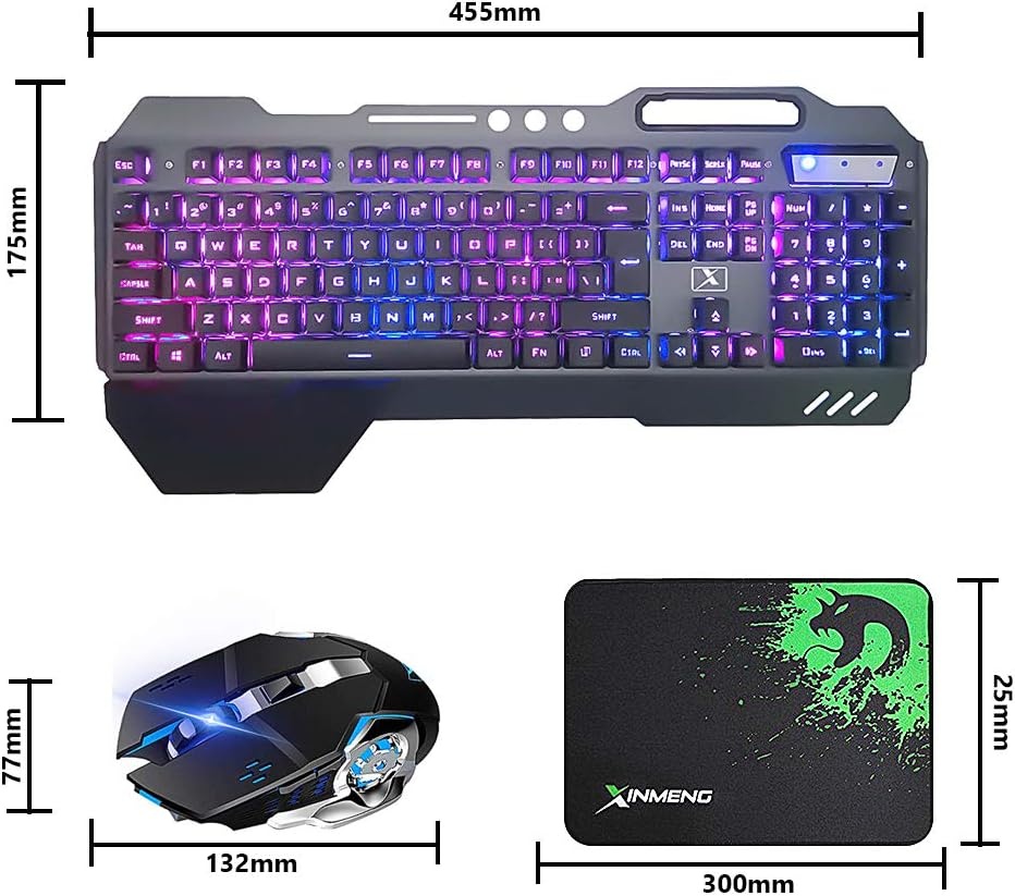 Draadloos Mechanisch Toetsenbord & Muis Set 26% Korting