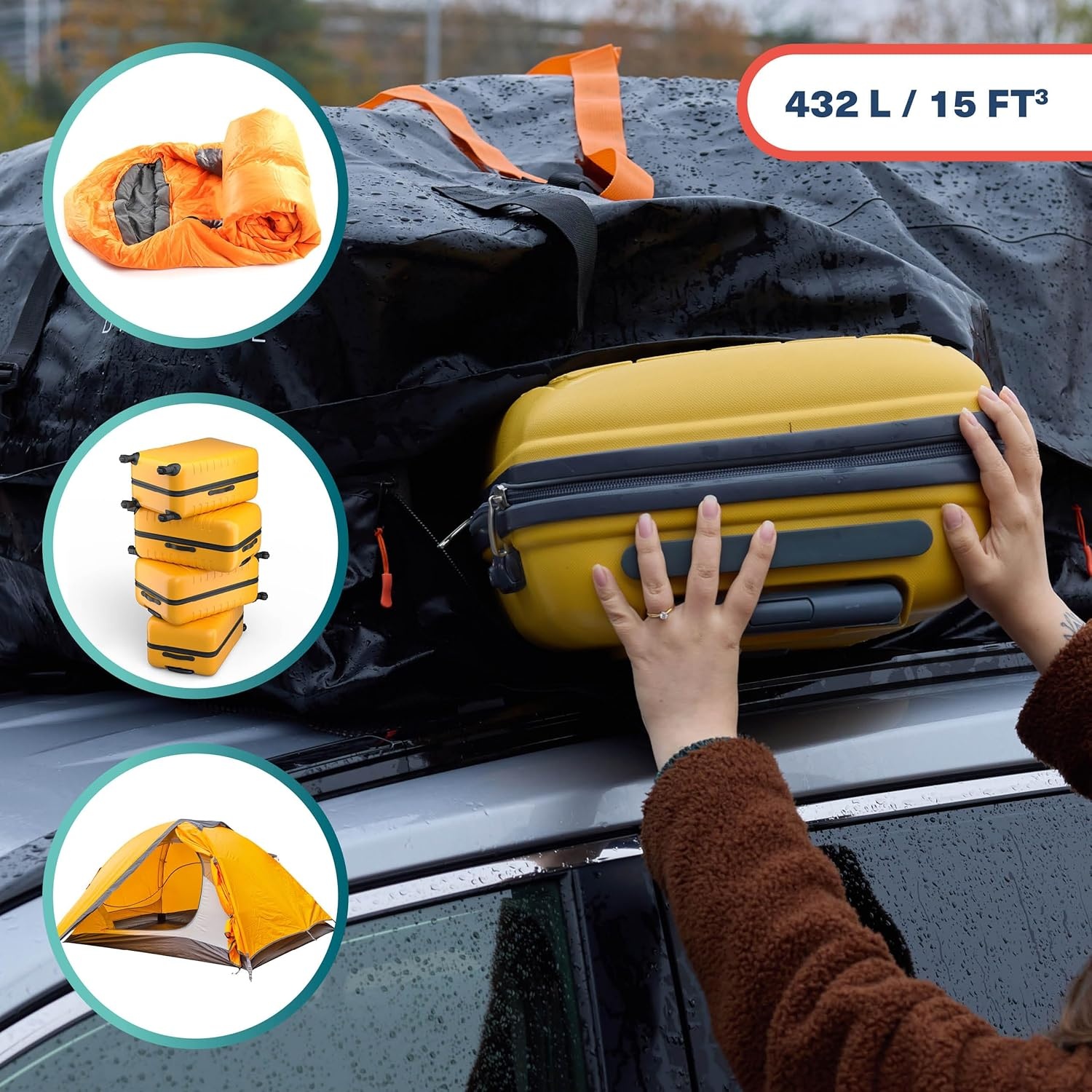 Bramble Dakkoffer 430L Opvouwbaar met Korting - 28%