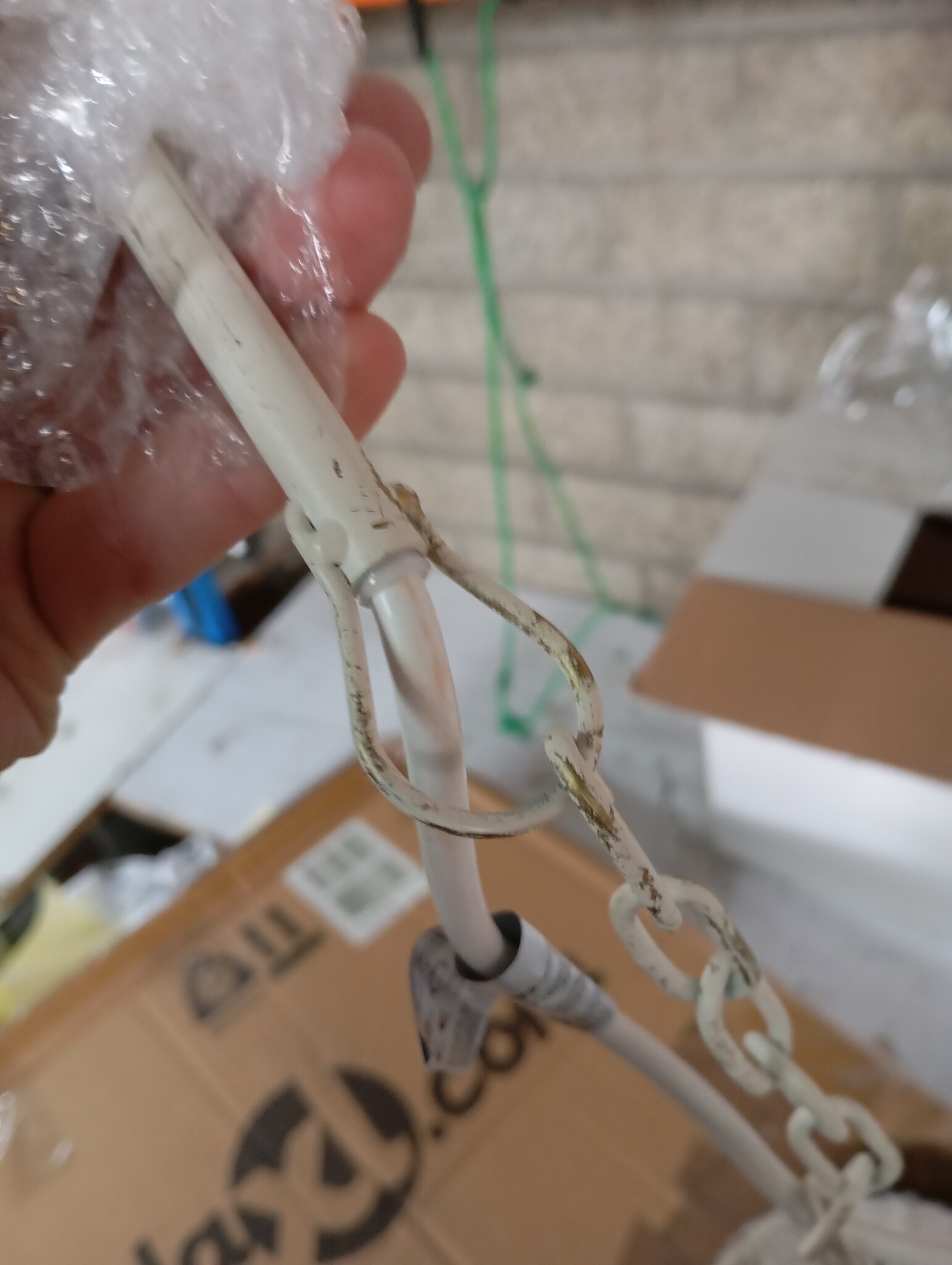 vidaXL Kroonluchter Antiekwit 5xE14 - 58% Korting