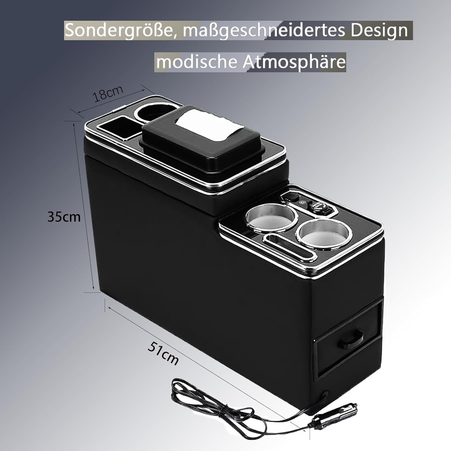 VW Transporter Middenconsole met LED & USB - 29% Korting!