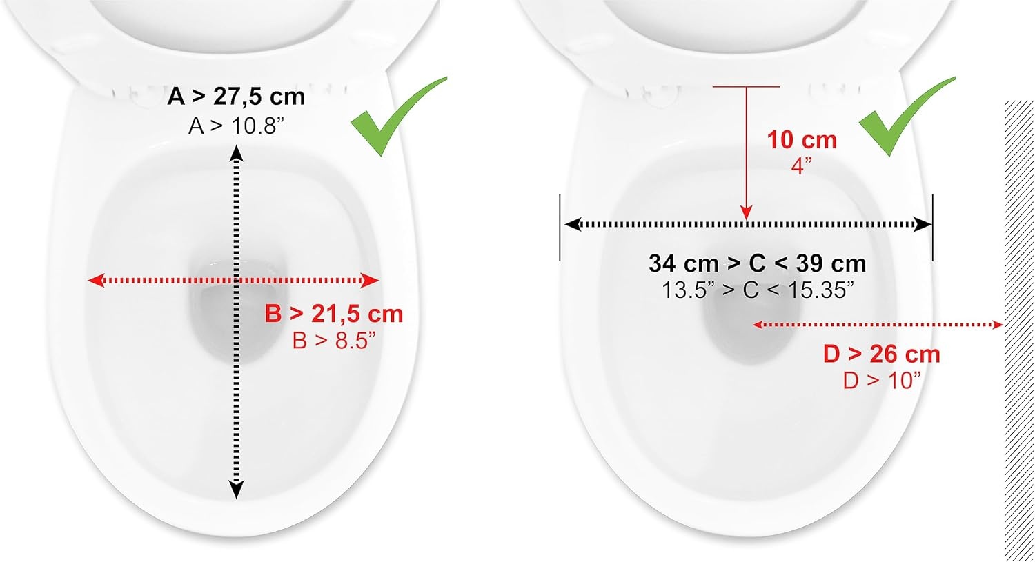 PEPE Toiletverhoger met Armleuningen (10cm) - 27% Korting!