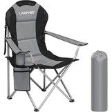 Campingstoel met Bekerhouder & Zijvak - 27% Korting!