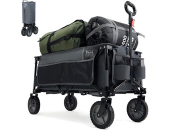 Timber Ridge Opvouwbare Trolley (53% Korting!)