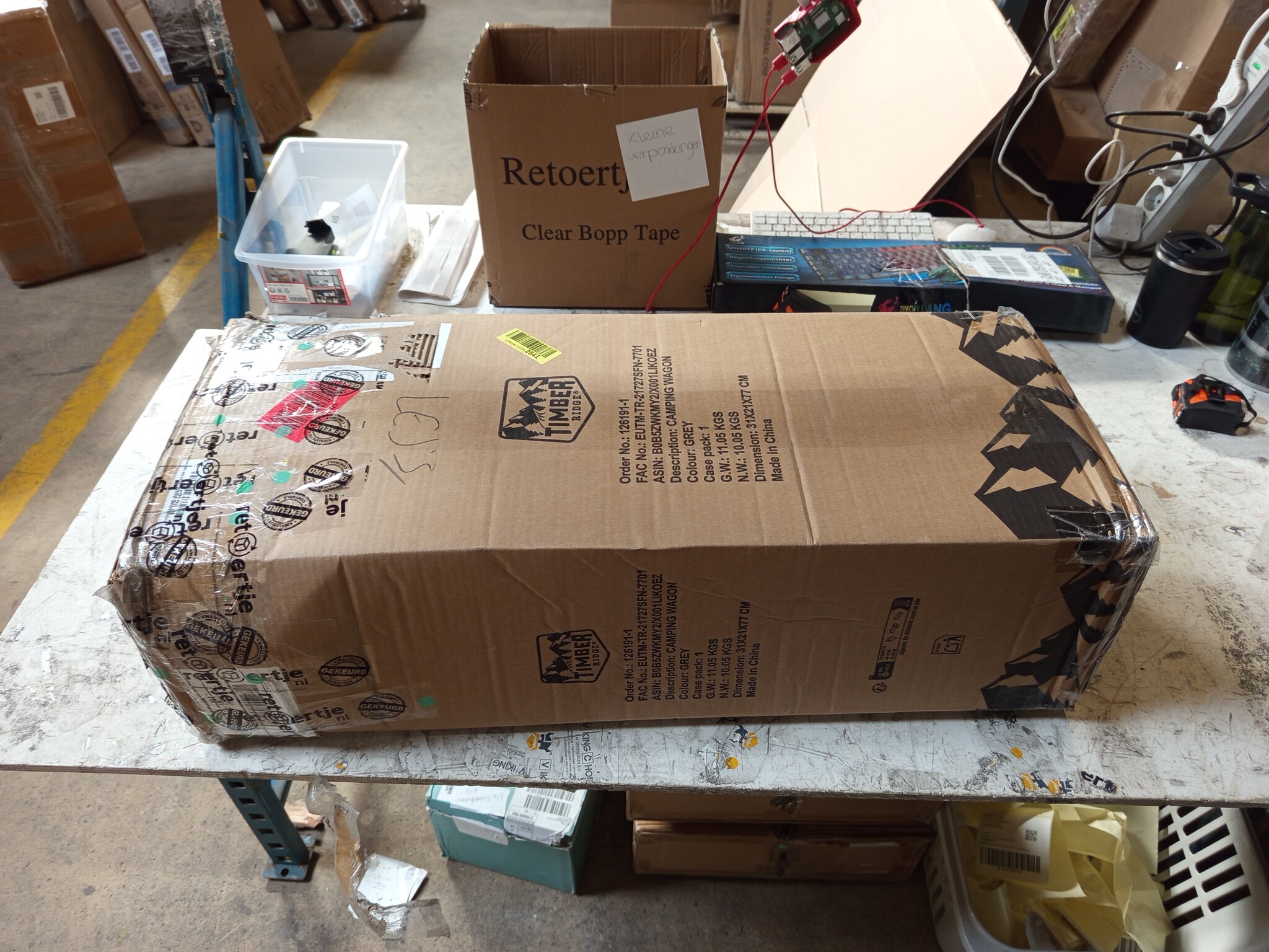 Timber Ridge Opvouwbare Trolley (53% Korting!)