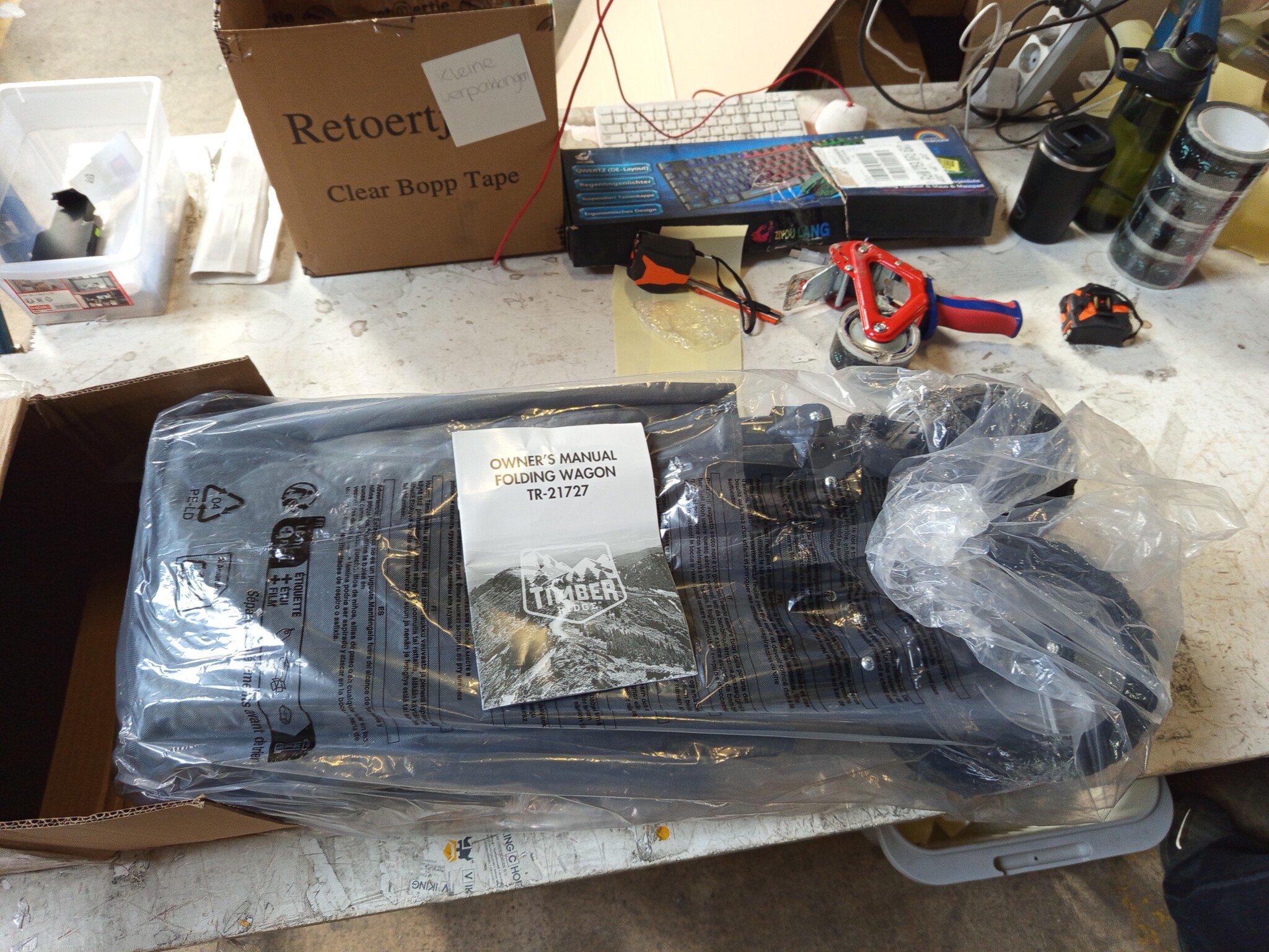 Timber Ridge Opvouwbare Trolley (53% Korting!)