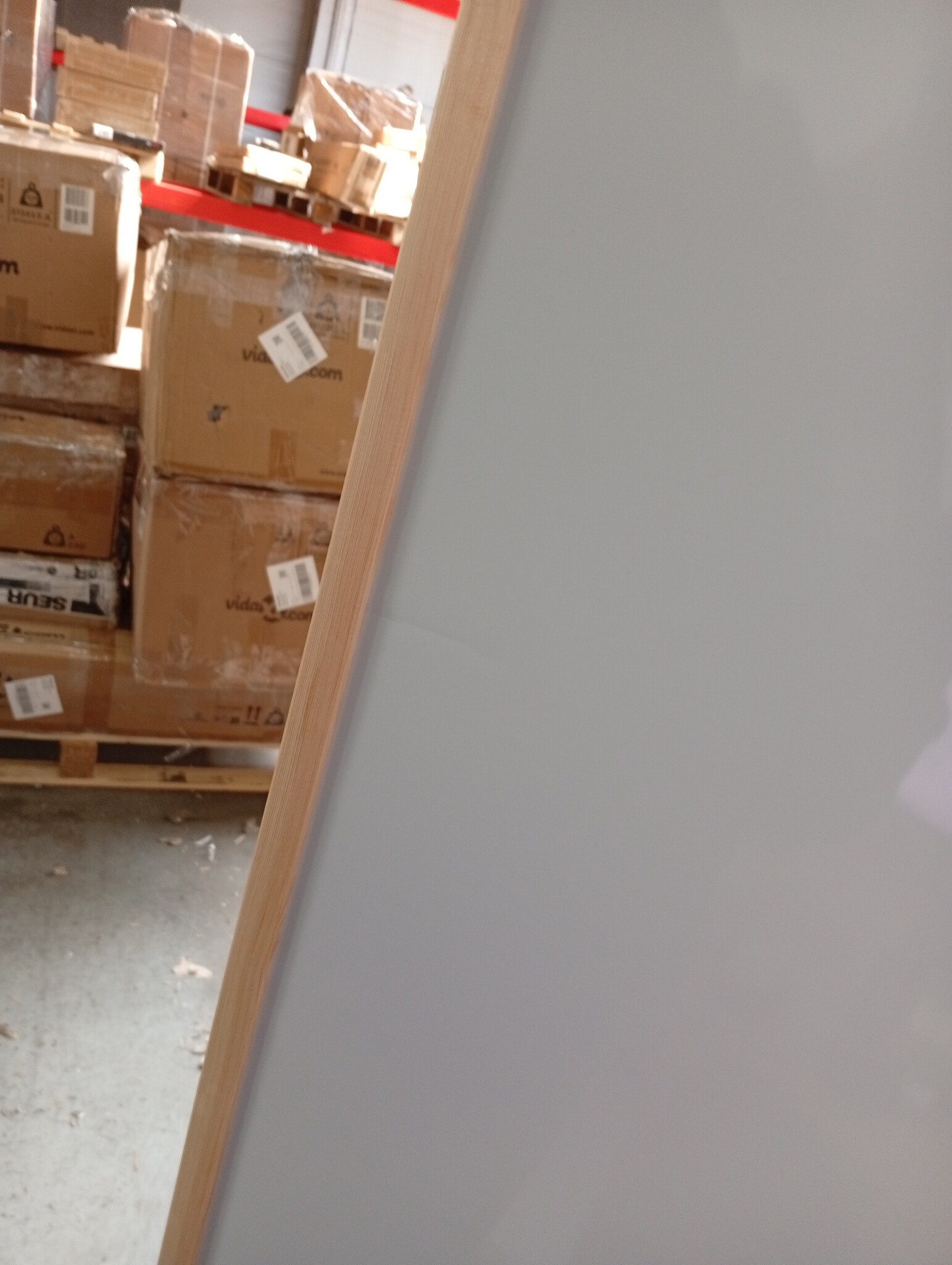 VidaXL Magnetisch Whiteboard Grenenhout Frame (100x55 cm) - 64% Korting