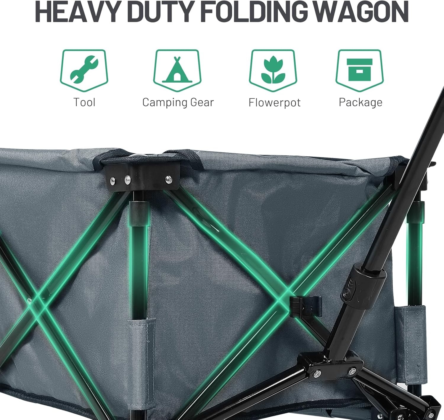 Timber Ridge Opvouwbare Trolley (53% Korting!)