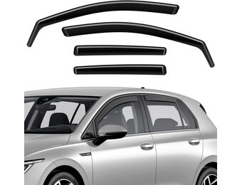 Windschermen VW Golf MK7/MK8 (2014-2024) - Zwart (4 stuks)