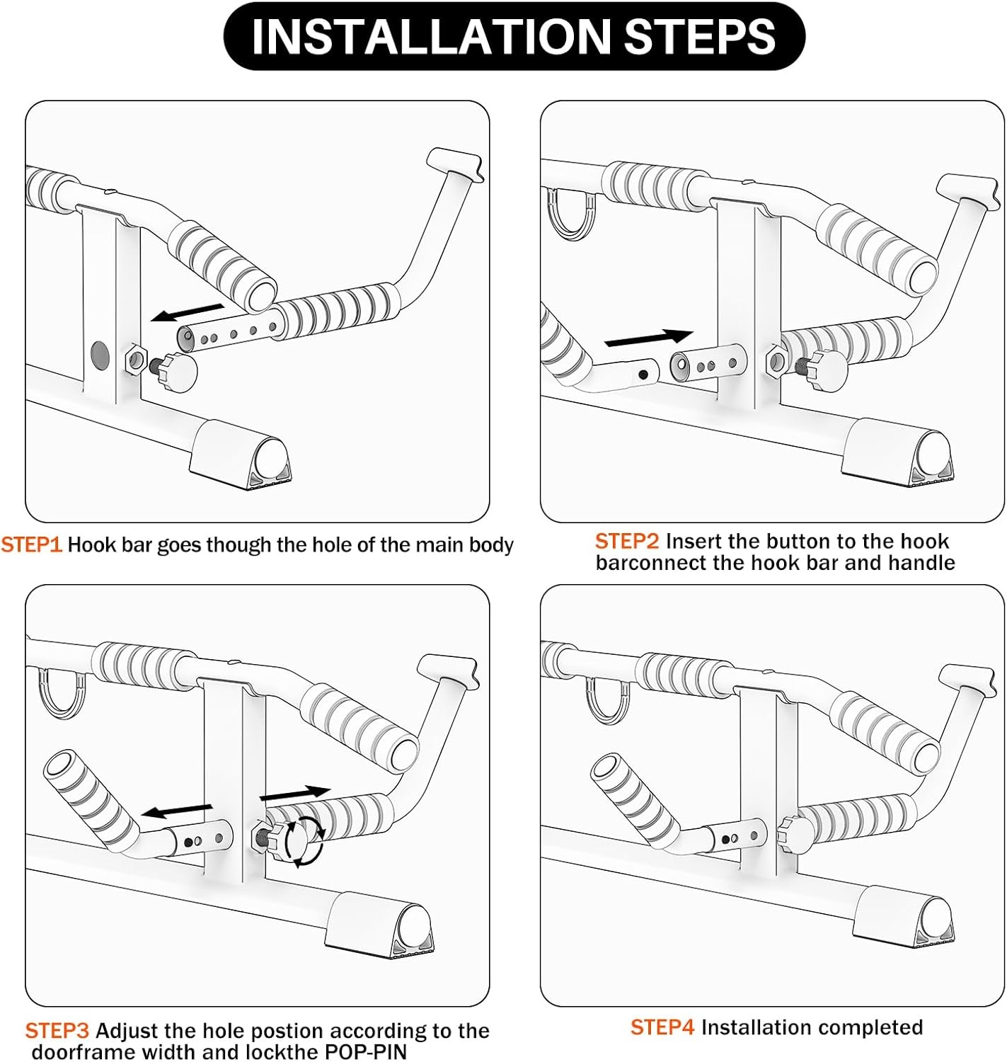 AmazeFan Optrekstang Deur: 27% Korting - Ergonomisch & Multifunctioneel