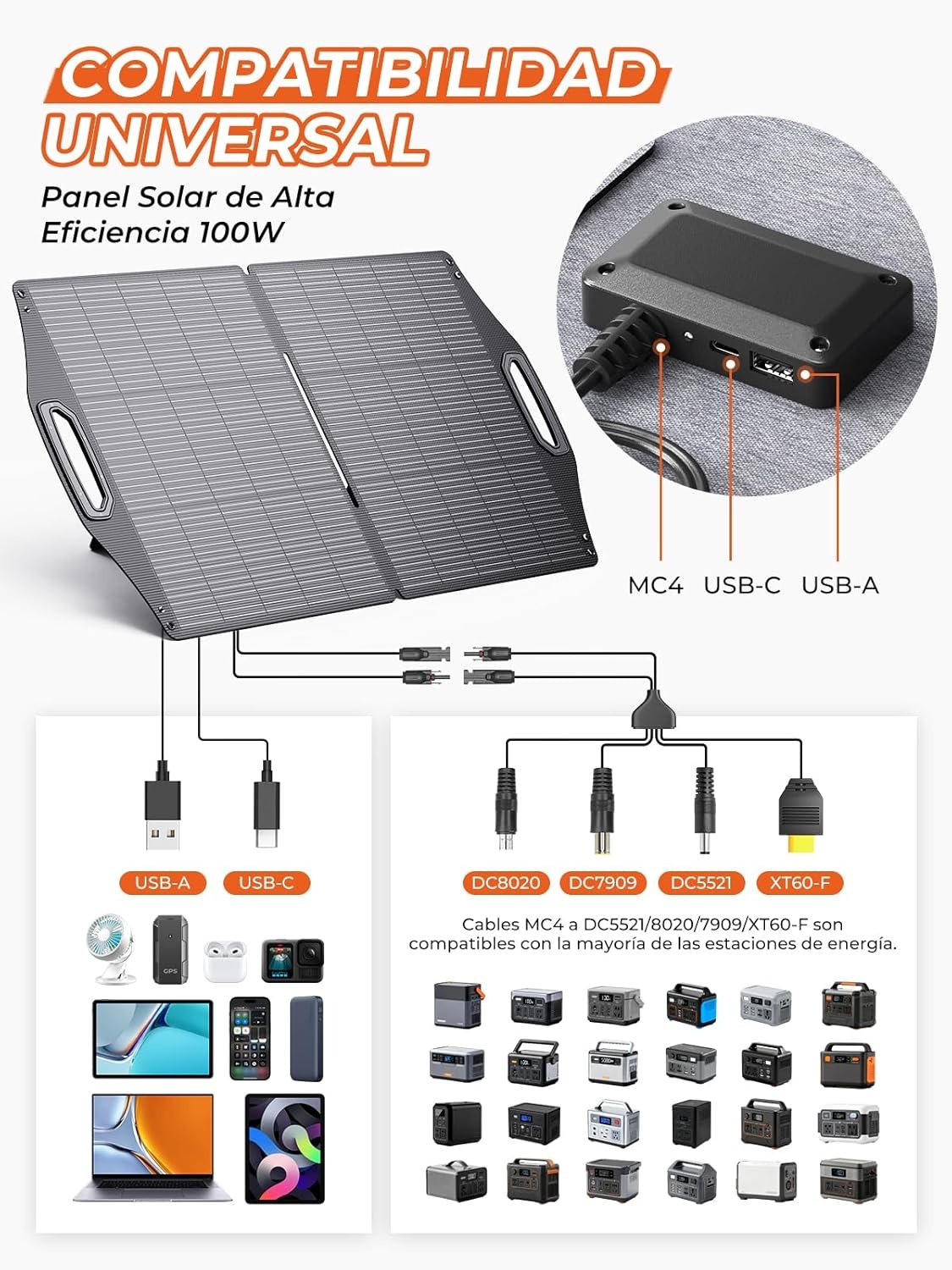 BigBlue 100W Zonnepaneel - 29% Korting! Opvouwbaar & Waterdicht