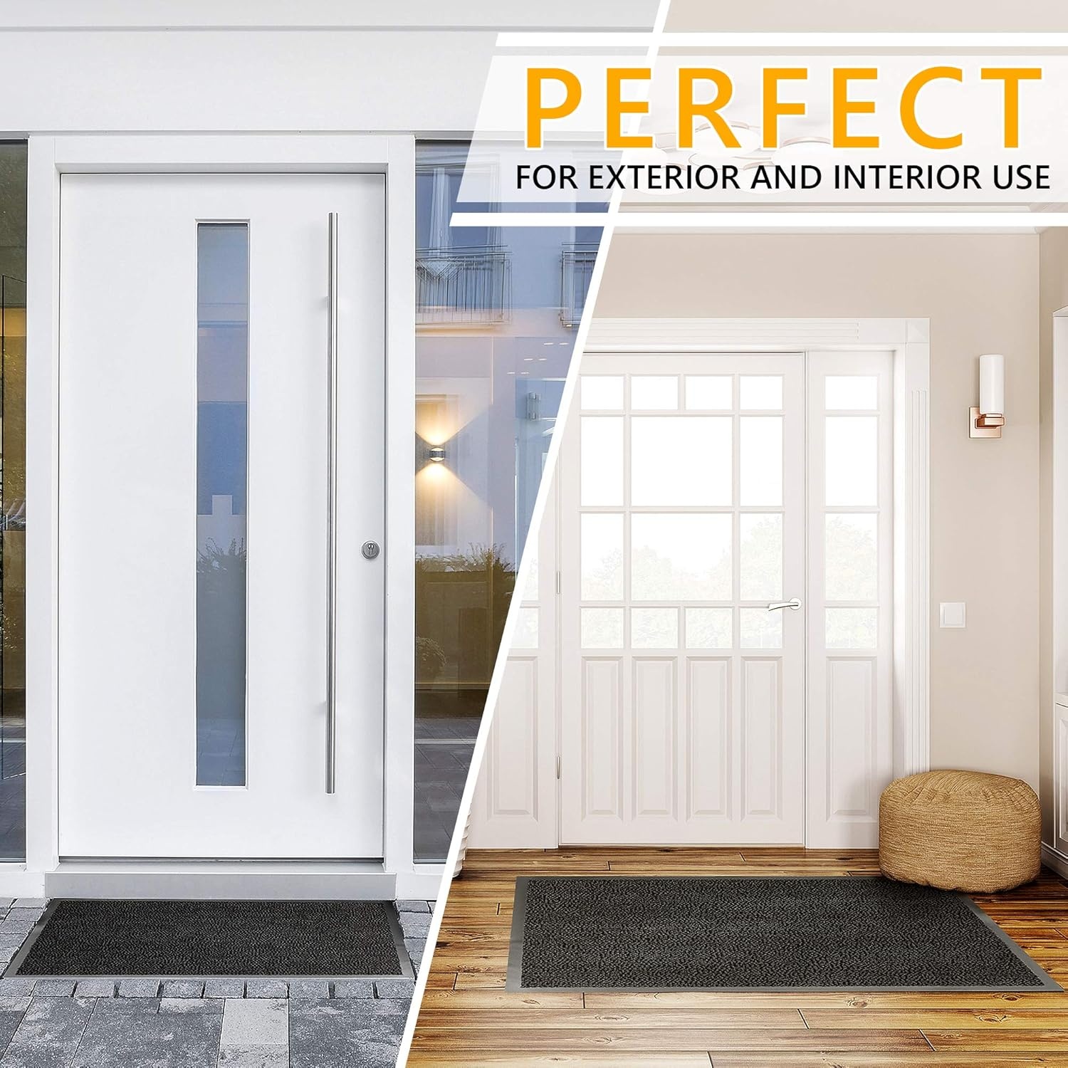 GadHome Deurmat Zwart Antraciet 90x150cm - 26% Korting!