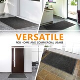 GadHome Deurmat Zwart Antraciet 90x150cm - 26% Korting!