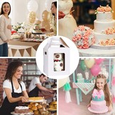 2x Hoge Taartdoos met Venster - Ideaal voor Gebak & Geschenken