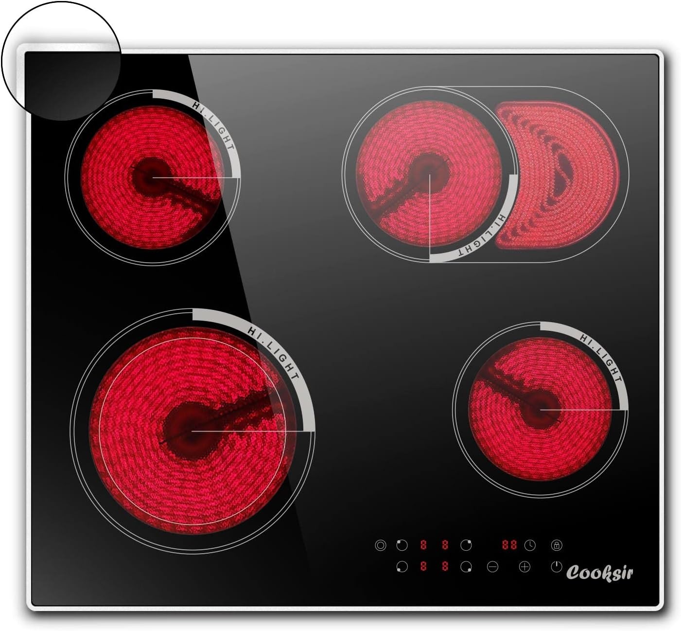 Keramische Kookplaat 60cm - 34% Korting