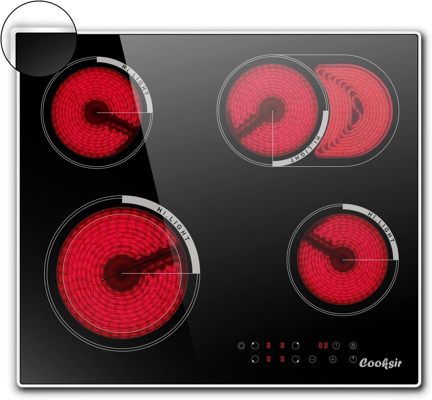 Keramische Kookplaat 60cm - 34% Korting