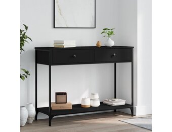 vidaXL Wandtafel 100x34,5x75 cm Zwart - 56% Korting