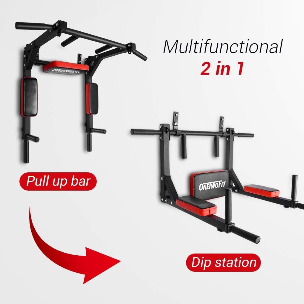 Multifunctionele Optrekstang ONETWOFIT - 28% Korting
