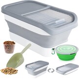 Opvouwbare Hondenvoer Container 5kg (Grijs) - 23% Korting!