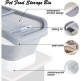 Opvouwbare Hondenvoer Container 5kg (Grijs) - 23% Korting!