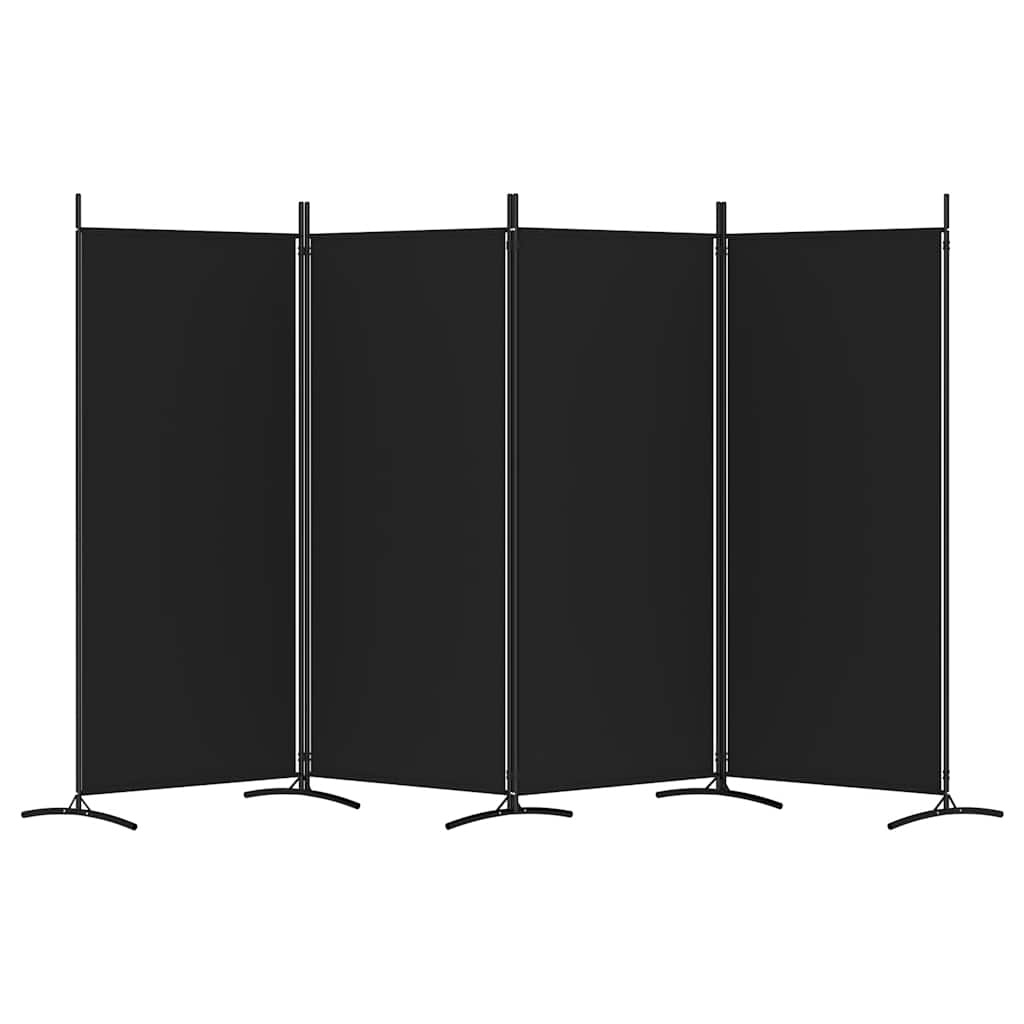 vidaXL Kamerscherm 4 Panelen - Zwart (31% Korting)
