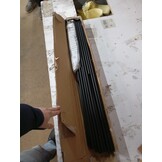 vidaXL Kamerscherm 4 panelen 200x180 cm Wit - 49% Korting!