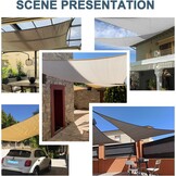 COOL AREA Zonnezeil Rechthoek 4x5m Zand - 28% Korting!