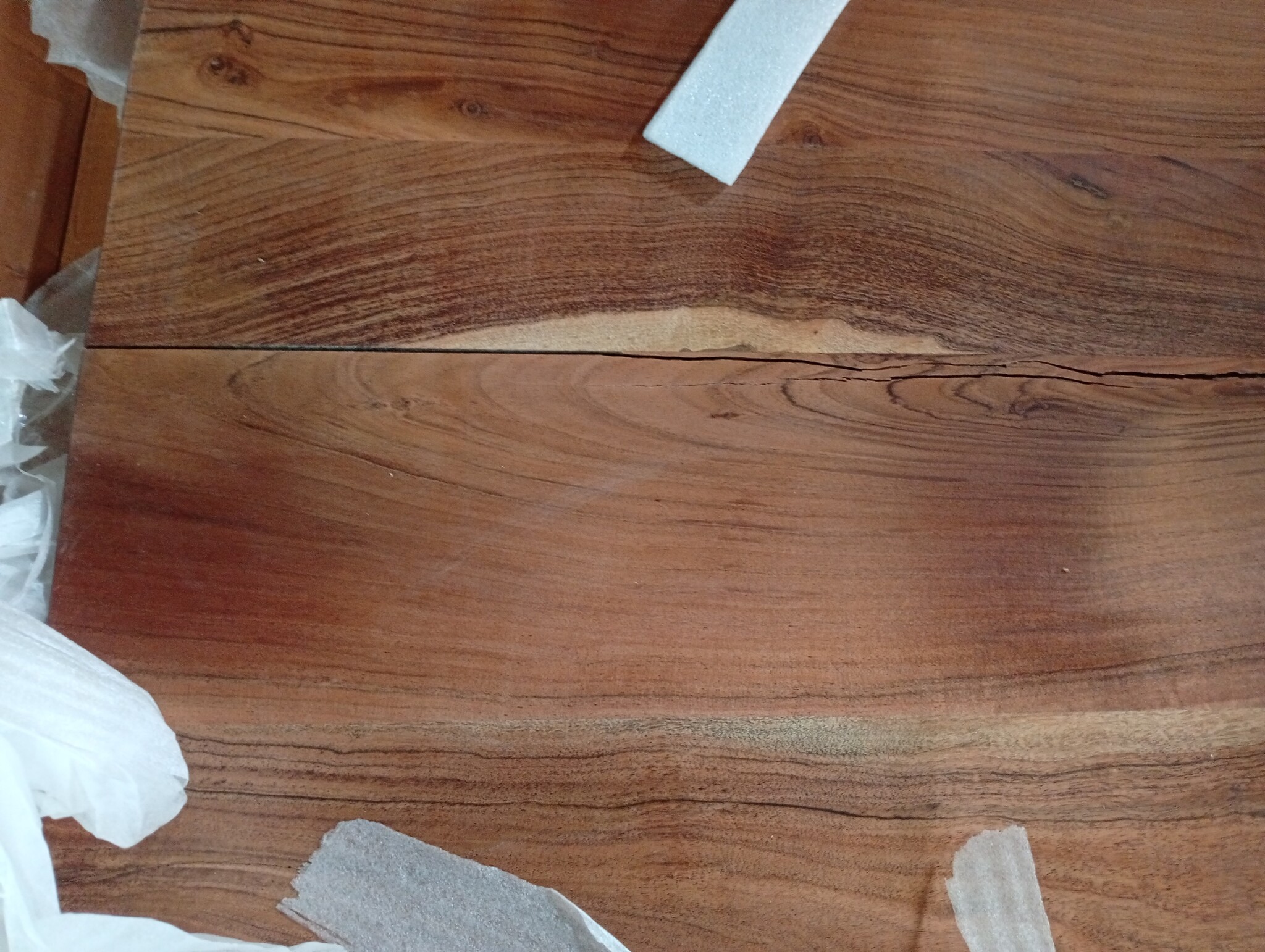 vidaXL Acaciahout Bureaublad met Natuurlijke Rand (100x80cm) - 59% Korting