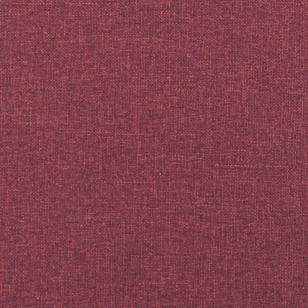 vidaXL Loveseat Bank Wijnrood 140 cm Stof