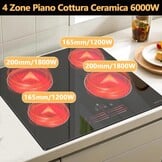 NOXTON Keramische Kookplaat 60cm - 54% Korting