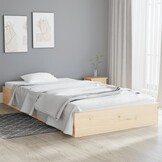 vidaXL Bedframe Massief Hout 90x200cm - 33% Korting