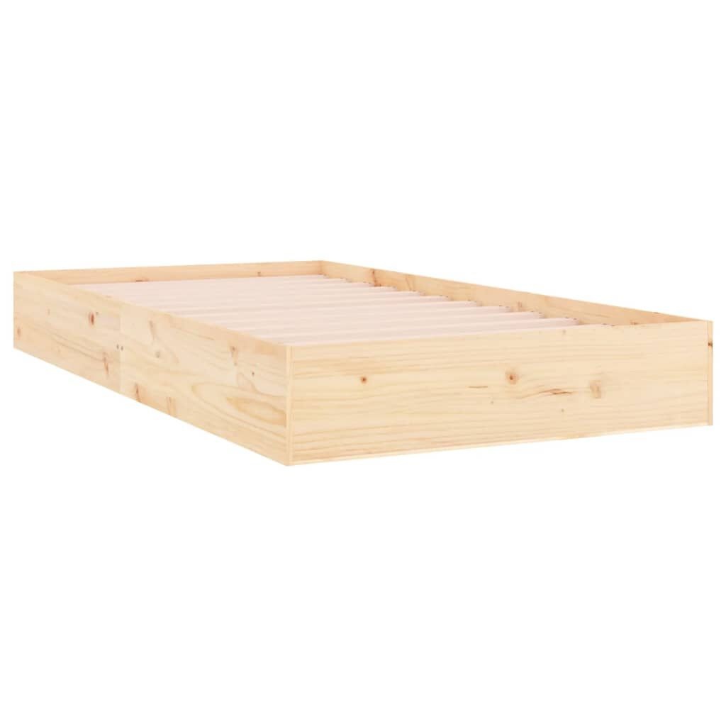 vidaXL Bedframe Massief Hout 90x200cm - 33% Korting