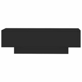 vidaXL Salontafel 100x49,5x31 cm bewerkt hout zwart