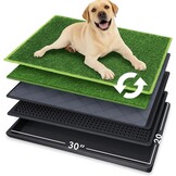 Hondentoilet 76x51cm met Kunstgras - 28% Korting!