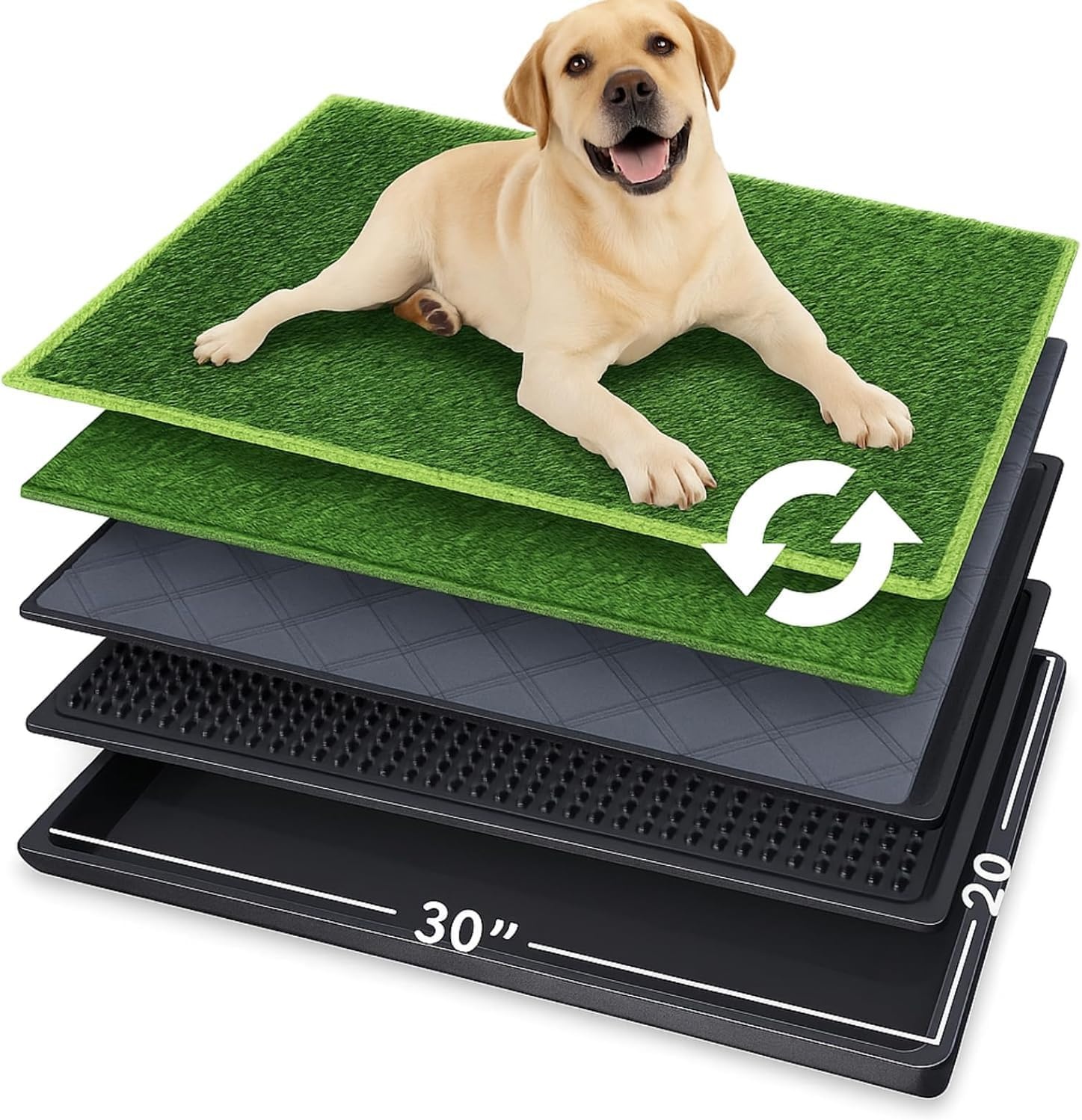 Hondentoilet 76x51cm met Kunstgras - 28% Korting!