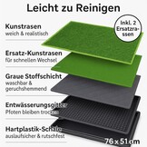 Hondentoilet 76x51cm met Kunstgras - 28% Korting!