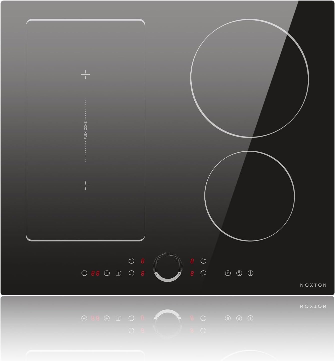 NOXTON Inductie Kookplaat 60cm - Flexzones & Booster - 29% Korting!