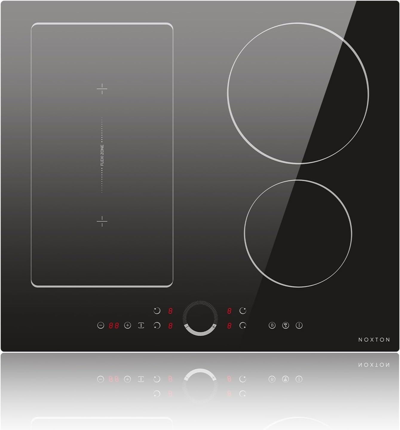 NOXTON Inductie Kookplaat 60cm - Flexzones & Booster - 29% Korting!