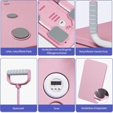 Pilates Reformer Board 5-in-1 - Roze - 28% Korting