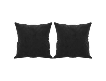 vidaXL Sierkussens Zwart Fluweel 40x40cm - 51% Korting!