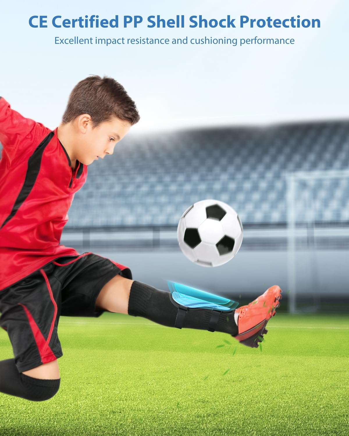 Voetbal Schienbeenschoner Kinderen - CE-Gecertificeerd (7% Korting)