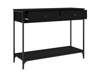 VidaXL Wandtafel Zwart Bewerkt Hout - 41% Korting