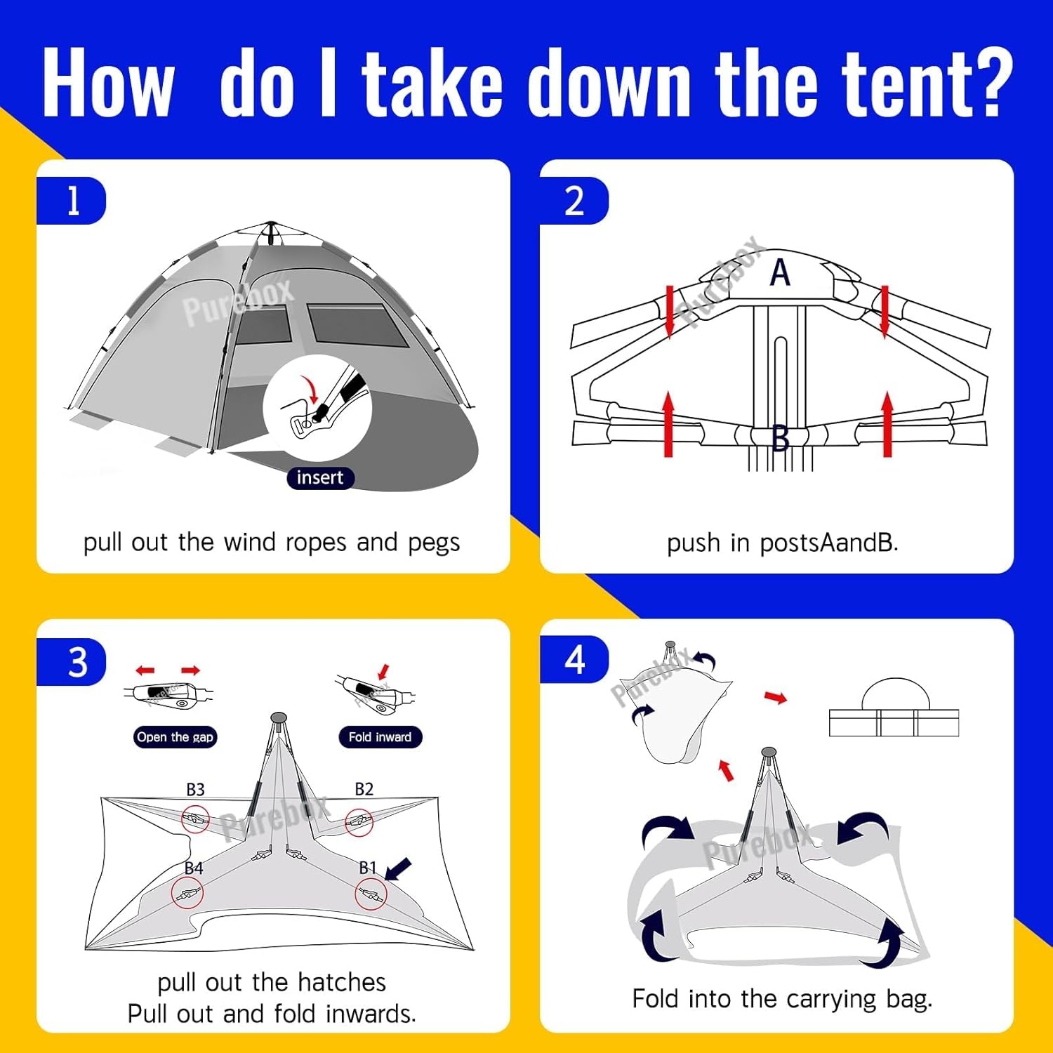 Strandtent UV50+ 2-4p - 25% Korting