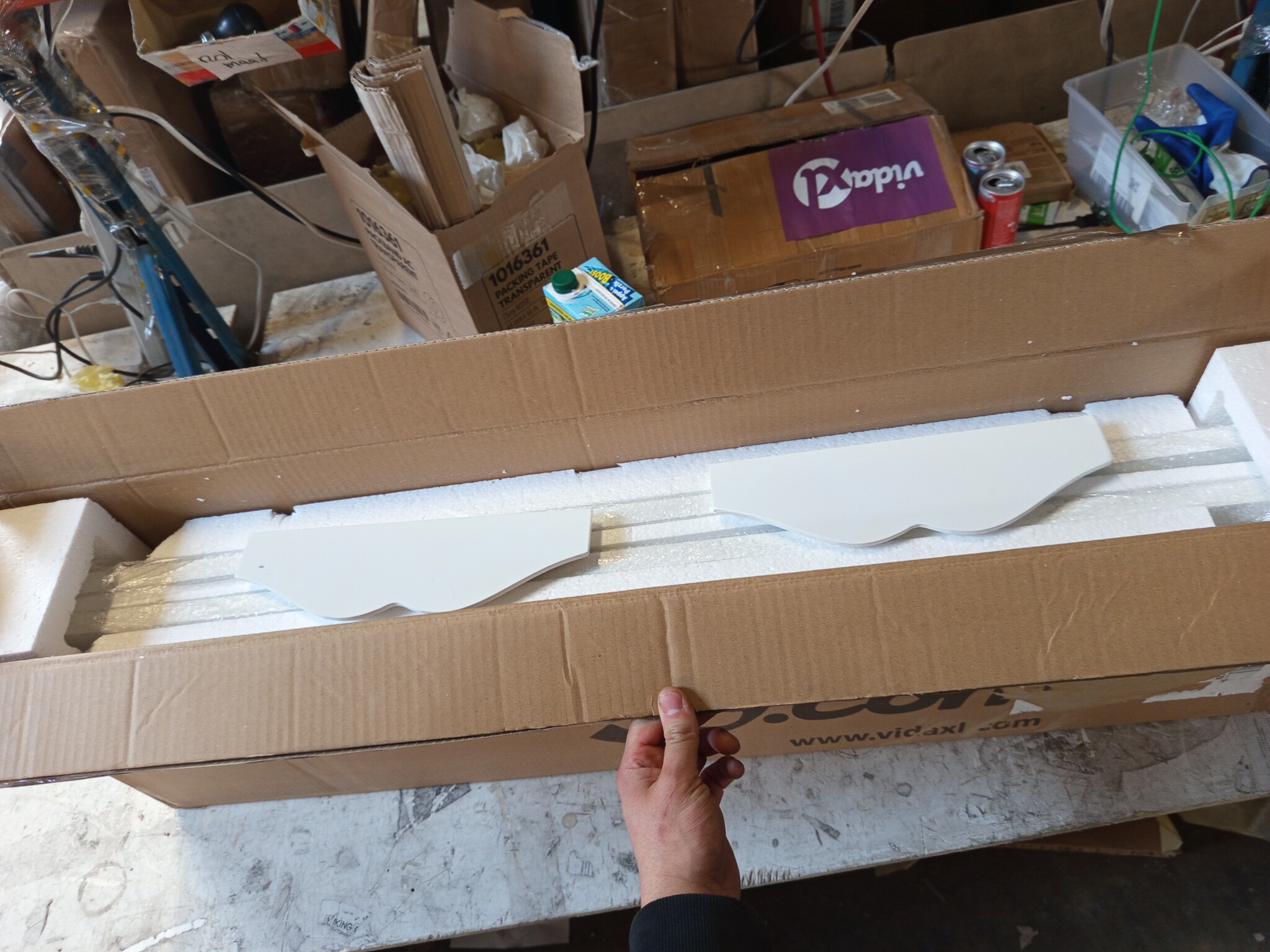 VidaXL Nachtkastje Wit - 66% Korting