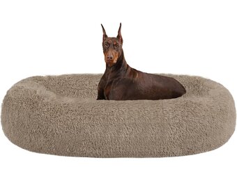 Orthopedisch Hondenbed Rond 120cm Camelbruin (33% Korting)
