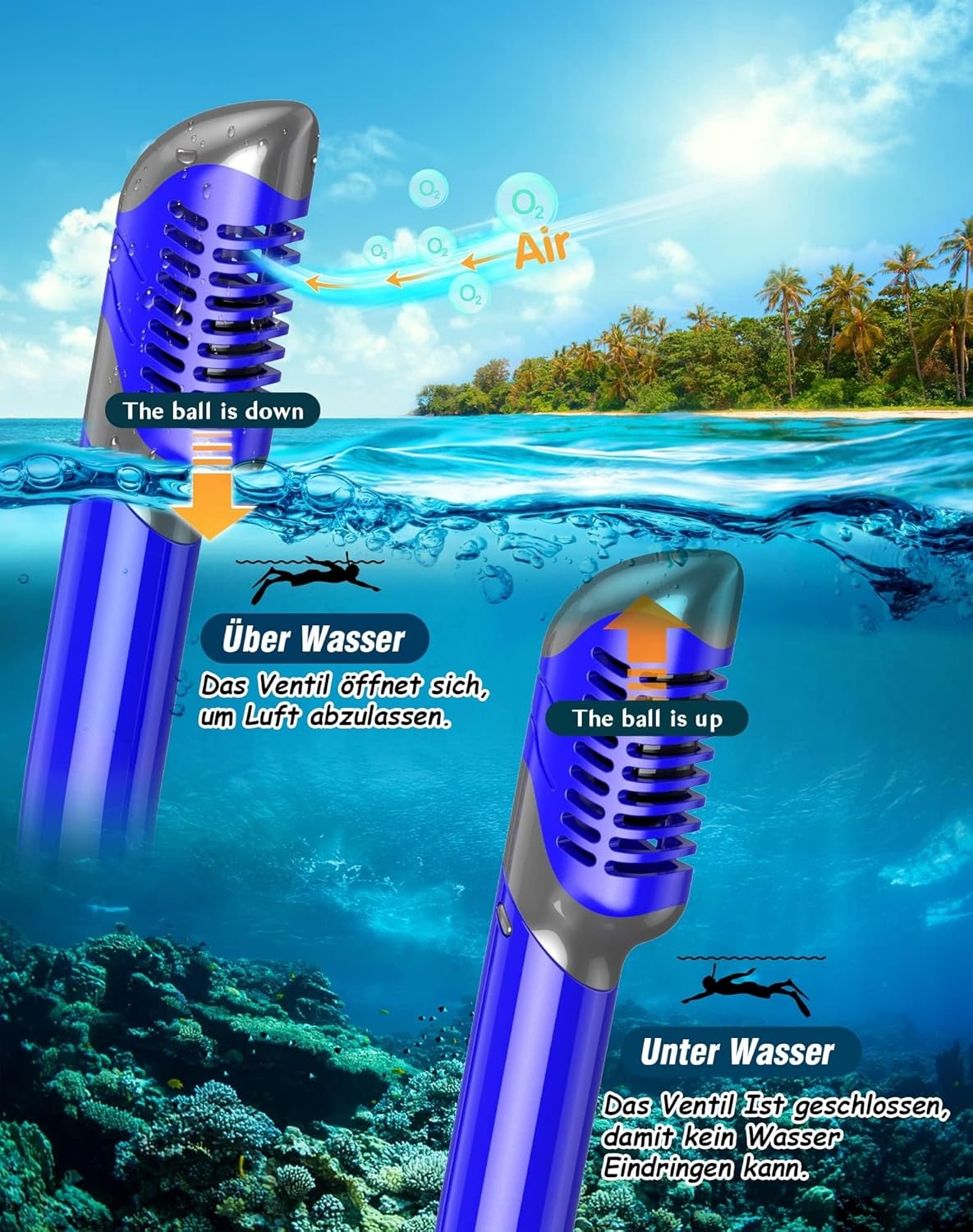 Zenoplige Snorkelset met Flippers & Masker - 31% Korting