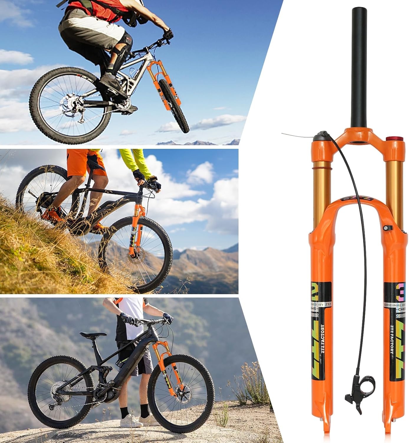 Mountainbike Voorvork - Luchtgeveerd - 54% Korting