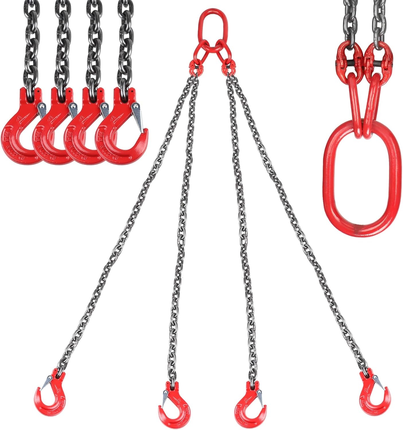 Robuuste 4-strengs kettinghanger 1m G80 - 28% Korting