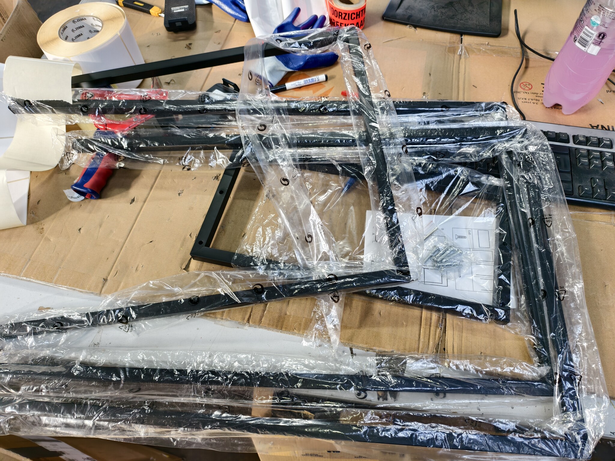 Handdoekenrek Badkamer - 3 Armen - Zwart - 56% Korting